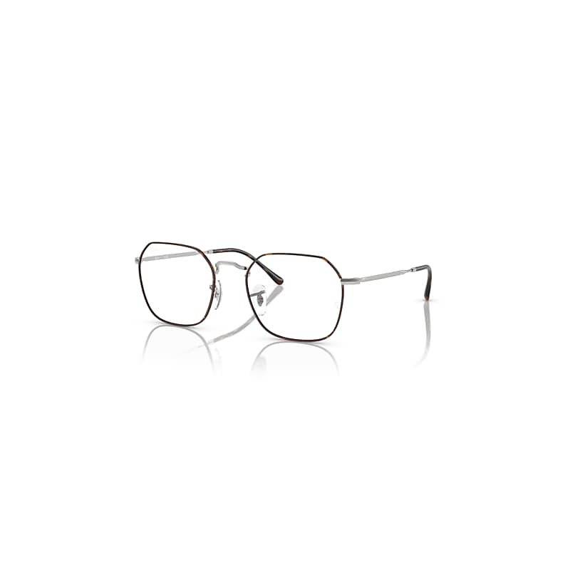 Ray-Ban Jim Optics  Silber Fassung Klar Glas Polarisiert 51-20 von Ray-Ban