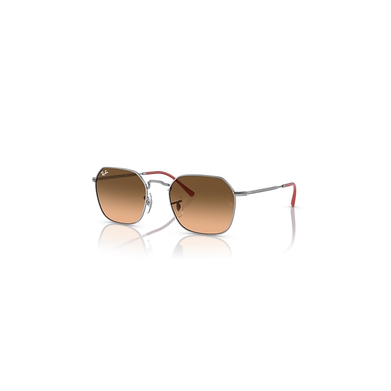 Ray-Ban Jim Sonnenbrillen Silber Fassung Rosa Glas 55-20 von Ray-Ban