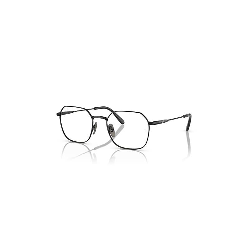 Ray-Ban Jim Titanium Optics  Schwarz Fassung Klar Glas Polarisiert 53-20 von Ray-Ban