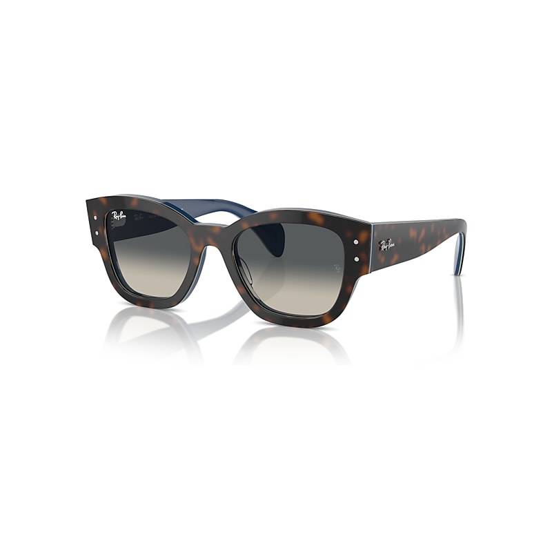 Ray-Ban Jorge Sonnenbrillen Havana Grey On Gradient Blue Fassung Grau Glas 52-20 von Ray-Ban