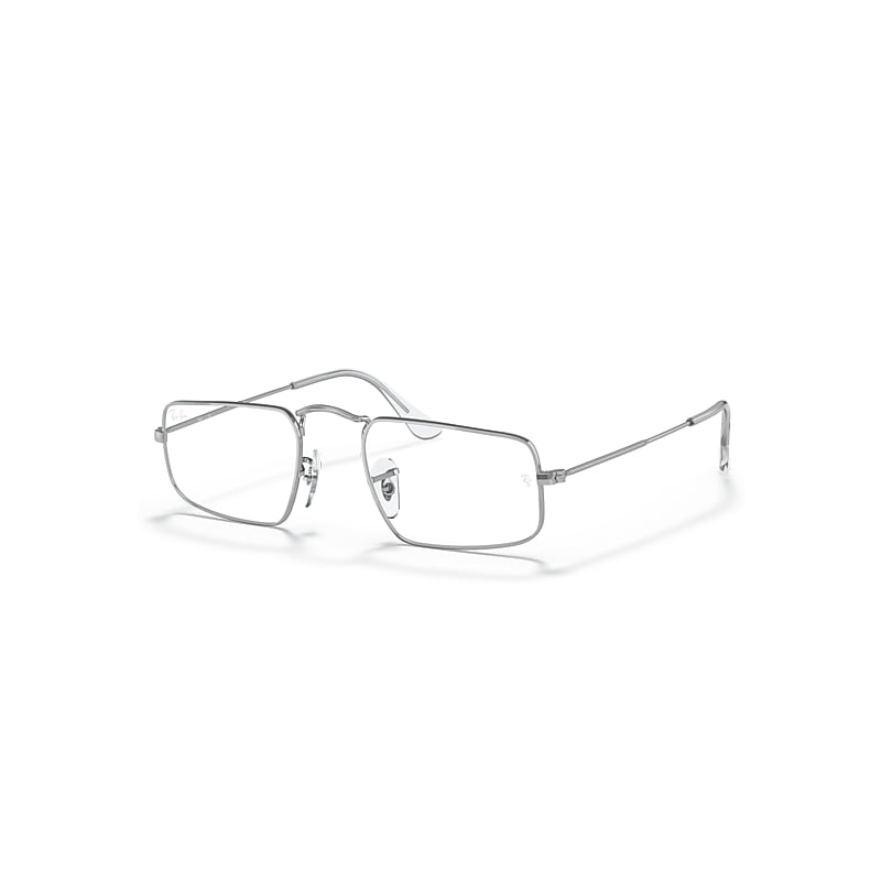 Ray-Ban Julie Optics  Silber Fassung Klar Glas 49-20 von Ray-Ban