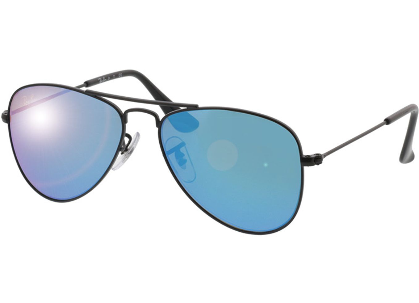 Ray-Ban Junior Aviator RJ9506S 201/55 50-13 Sonnenbrille mit Sehstärke erhältlich, Kinder, Vollrand, Pilot von Ray-Ban