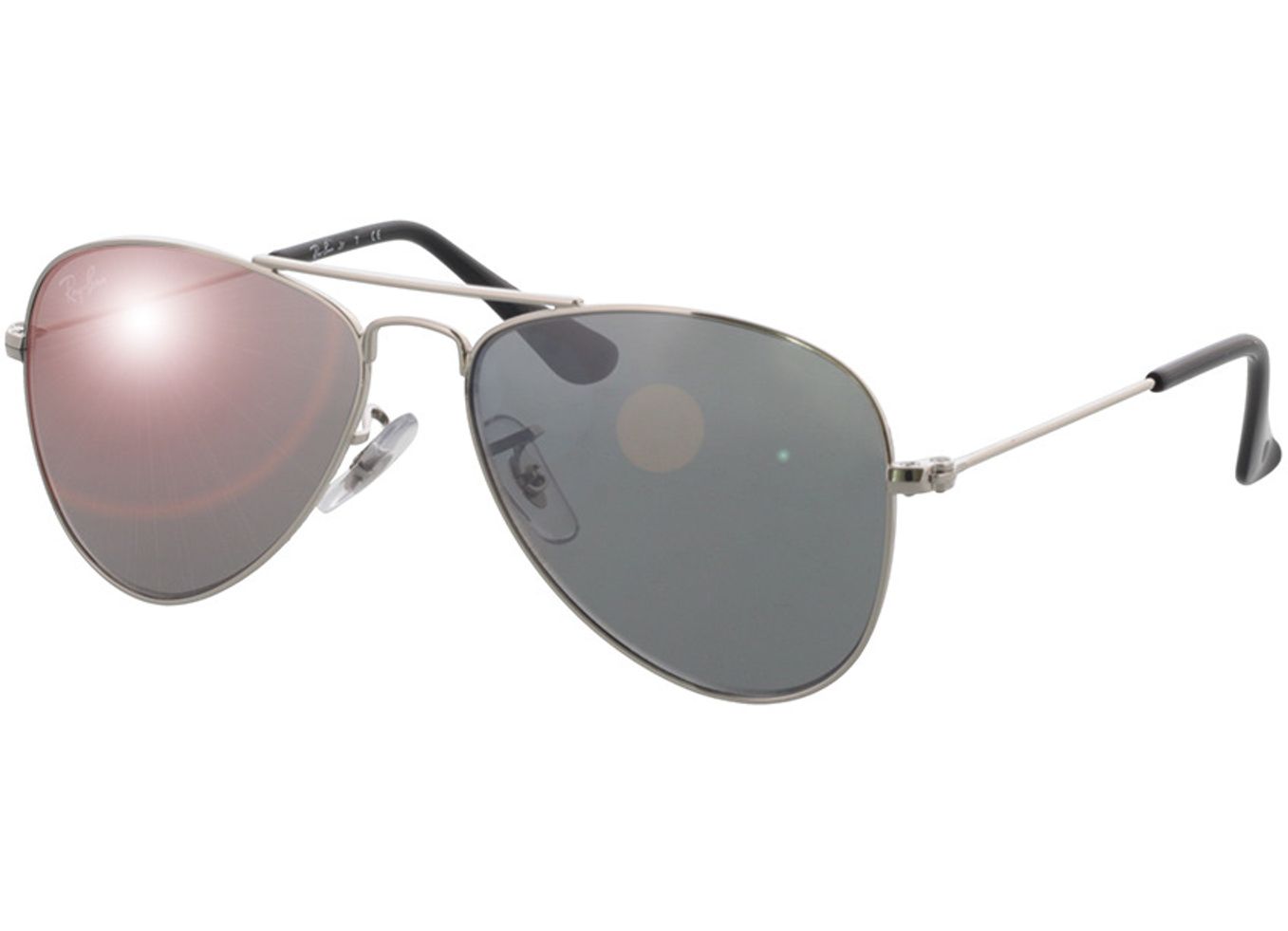 Ray-Ban Junior Aviator RJ9506S 212/6G 50-13 Sonnenbrille mit Sehstärke erhältlich, Kinder, Vollrand, Pilot von Ray-Ban