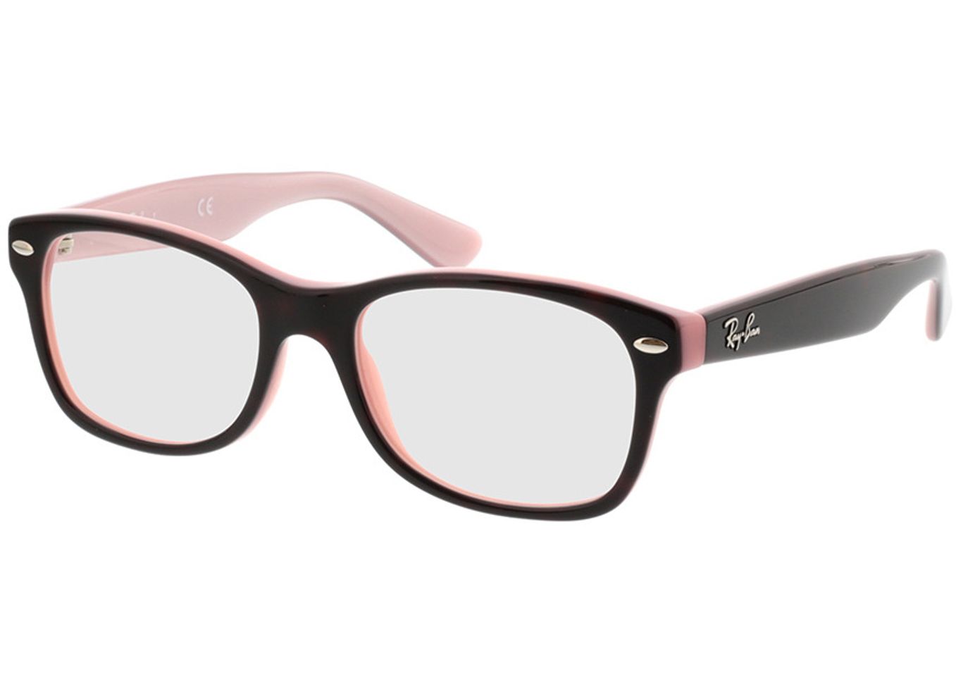 Ray-Ban Junior RY1528 3580 48-16 Brillengestell inkl. Gläser, Kinder, Vollrand, Rechteckig von Ray-Ban