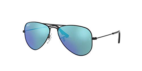 Ray-Ban Junior Unisex - Kinder Sonnenbrille 9506S, Blau, 50-13-120 von Ray-Ban