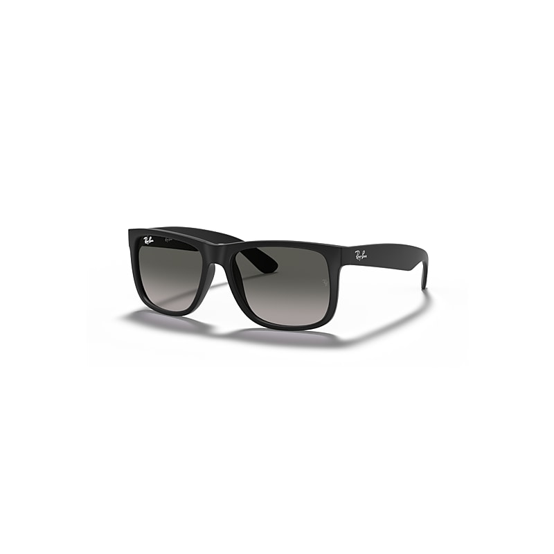 Ray-Ban Justin Classic Sonnenbrillen Schwarz Fassung Grau Glas 54-16 von Ray-Ban