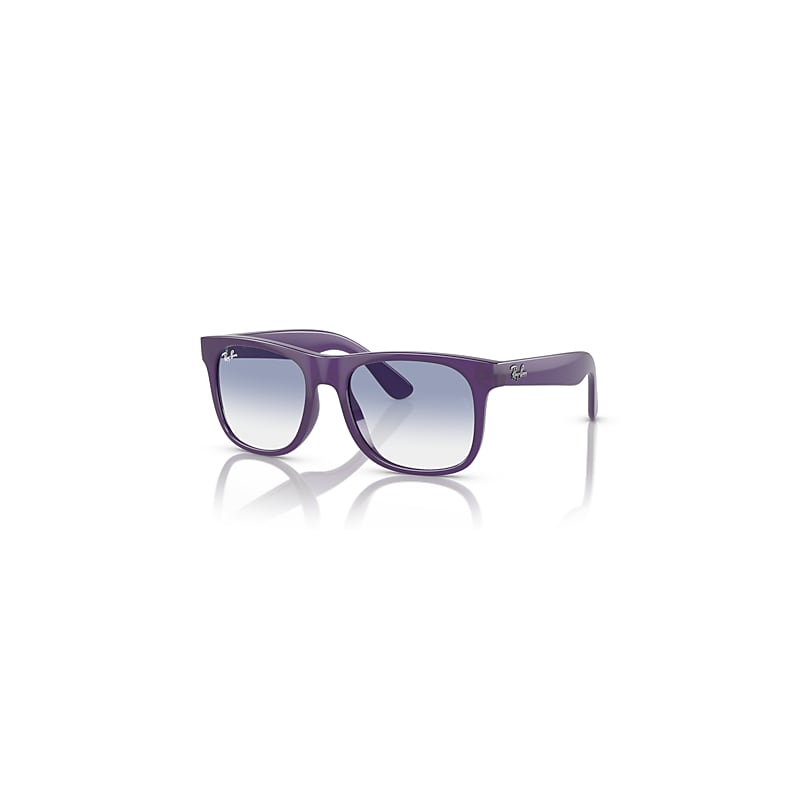 Ray-Ban Justin Kids Sonnenbrillen Opal Violett Fassung Blau Glas 48-16 von Ray-Ban