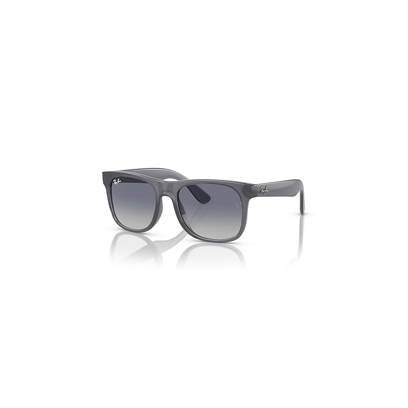 Ray-Ban Justin Kids Sonnenbrillen Opalblau Fassung Blau Glas 48-16 von Ray-Ban