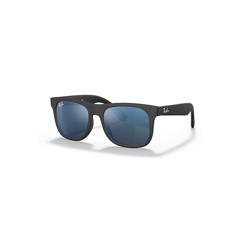 Ray-Ban Justin Kids Sonnenbrillen Schwarz Fassung Blau Glas 48-16 von Ray-Ban