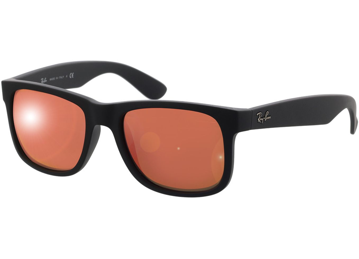 Ray-Ban Justin RB4165 622/6Q 51-16 Sonnenbrille mit Sehstärke erhältlich, Herren, Vollrand, Eckig von Ray-Ban