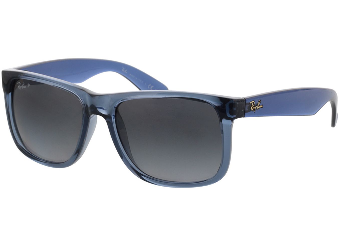 Ray-Ban Justin RB4165 6596T3 55-14 Sonnenbrille mit Sehstärke erhältlich, Herren, Vollrand, Eckig von Ray-Ban