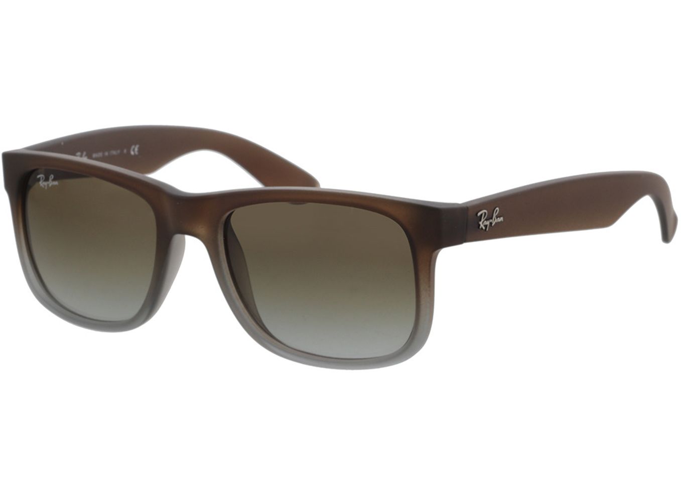 Ray-Ban Justin RB4165 854/7Z 51-16 Sonnenbrille mit Sehstärke erhältlich, Herren, Vollrand, Eckig von Ray-Ban