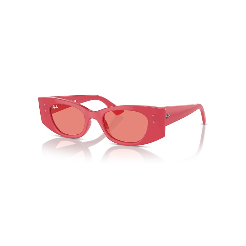 Ray-Ban Kat Bio-based Sonnenbrillen Kirschrot Fassung Rosa Glas 49-20 von Ray-Ban