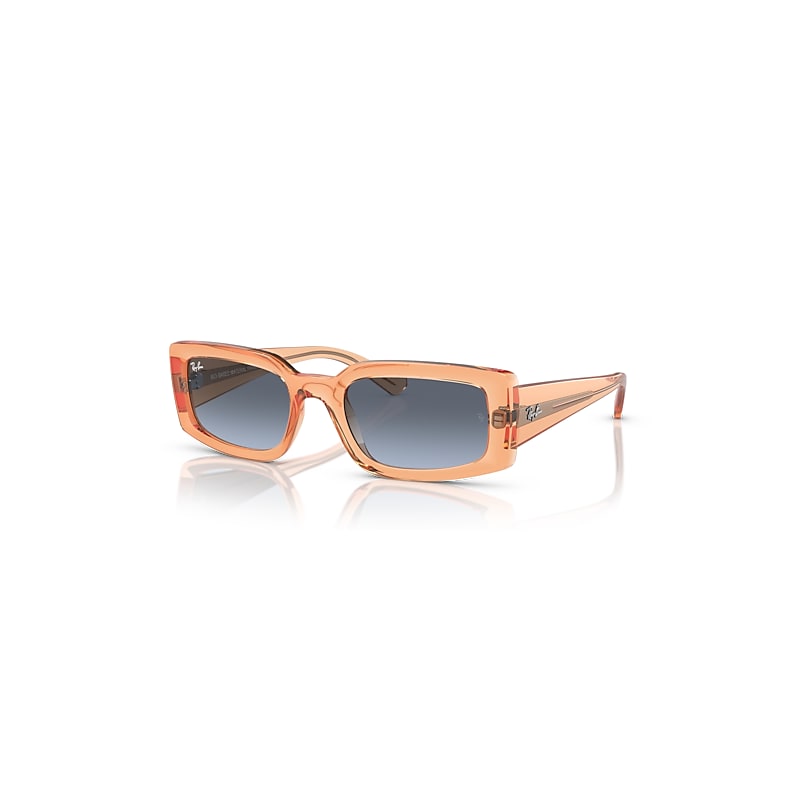 Ray-Ban Kiliane Bio-based Sonnenbrillen Transparent Orange Fassung Blau Glas 54-21 von Ray-Ban