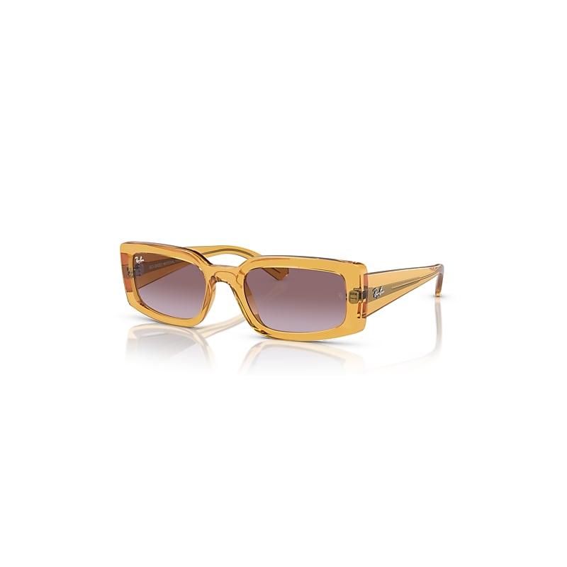 Ray-Ban Kiliane Bio-based Sonnenbrillen Transparentes Gelb Fassung Violett Glas 54-21 von Ray-Ban