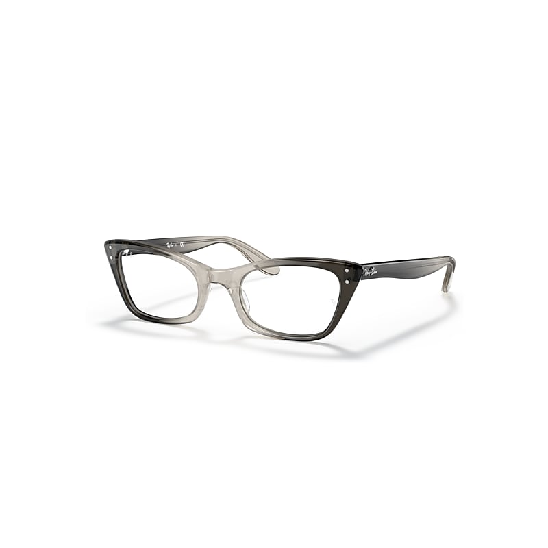 Ray-Ban Lady Burbank Optics  Grau Transparent Fassung Demo Gläser Glas 47-20 von Ray-Ban