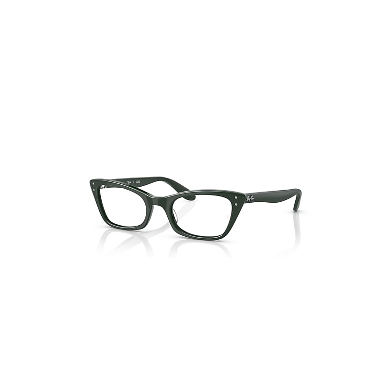 Ray-Ban Lady Burbank Optics  Grün Fassung Klar Glas Polarisiert 49-20 von Ray-Ban