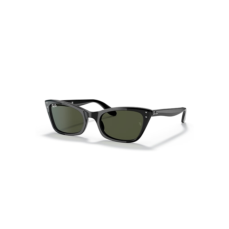 Ray-Ban Lady Burbank Sonnenbrillen Schwarz Fassung Grün Glas 52-20 von Ray-Ban