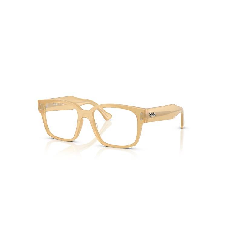 Ray-Ban Laurene Optics Bio-based  Transparent Beige Fassung Klar Glas Polarisiert 51-18 von Ray-Ban