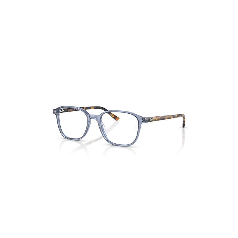 Ray-Ban Leonard Optics  Blau & Havana Gelb Fassung Klar Glas Polarisiert 49-17 von Ray-Ban