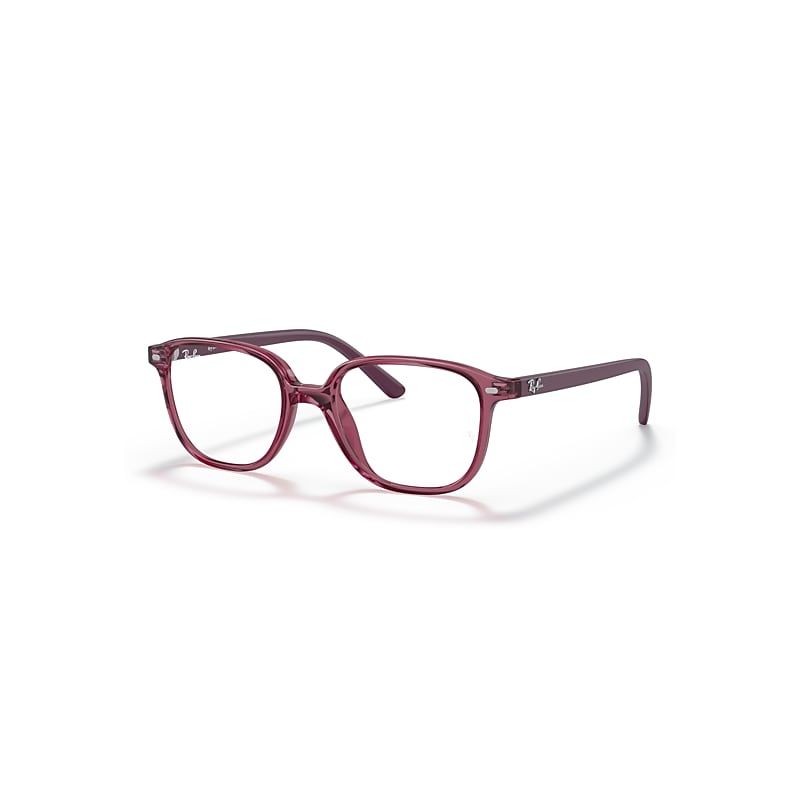 Ray-Ban Leonard Optics Kids  Violett Fassung Klar Glas Polarisiert 43-16 von Ray-Ban