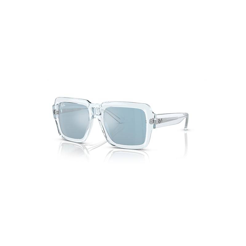 Ray-Ban Magellan Bio-based Sonnenbrillen Hellblau Transparent Fassung Blau Glas 54-19 von Ray-Ban