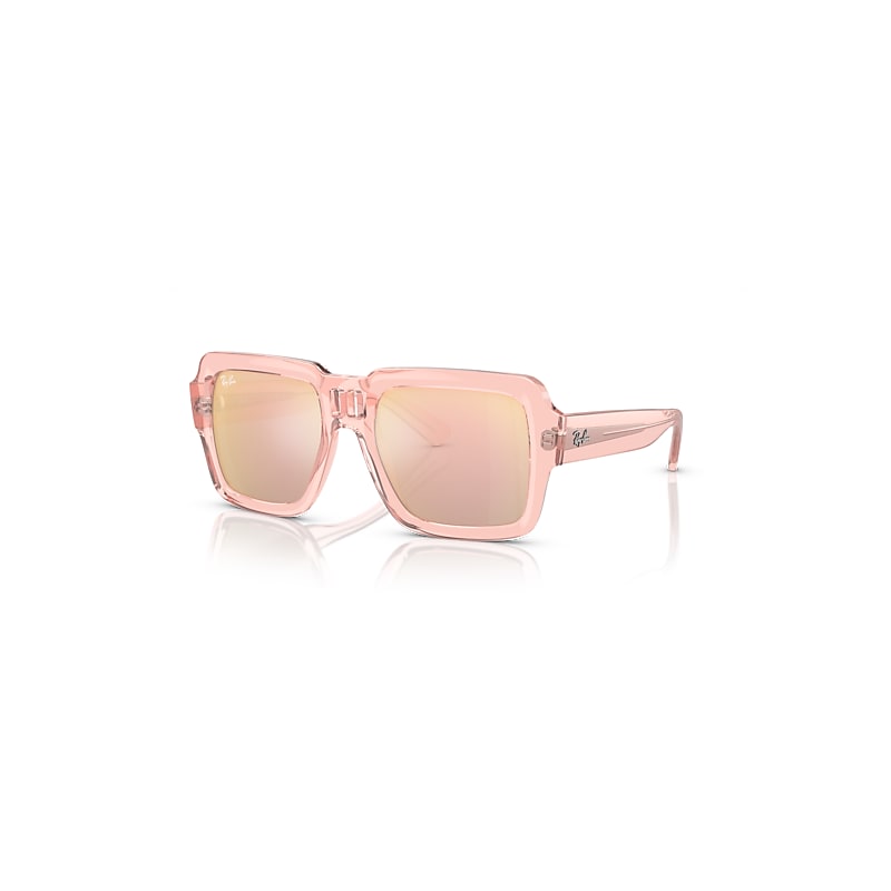 Ray-Ban Magellan Bio-based Sonnenbrillen Pink Transparent Fassung Violett Glas 54-19 von Ray-Ban