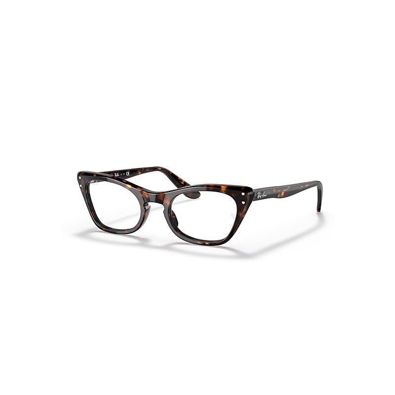 Ray-Ban Miss Burbank Optics Kids  Havana Fassung Klar Glas Polarisiert 43-18 von Ray-Ban