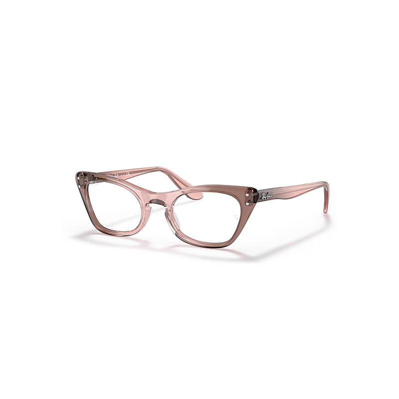 Ray-Ban Miss Burbank Optics Kids  Rosa Fassung Klar Glas Polarisiert 41-18 von Ray-Ban