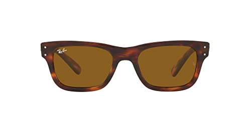 Ray-Ban Mr Burbank RB2283-954/33-58 - Herren Sonnenbrille - Striped Havana von Ray-Ban