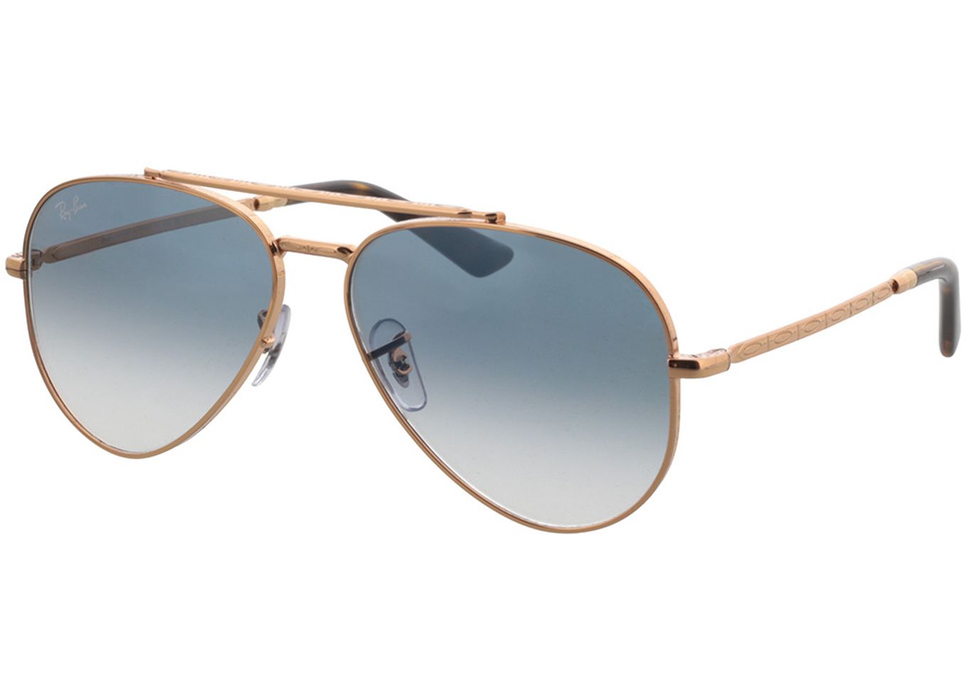 Ray-Ban New Aviator RB3625 92023F 58-14 Sonnenbrille mit Sehstärke erhältlich, Damen/Herren, Vollrand, Pilot von Ray-Ban