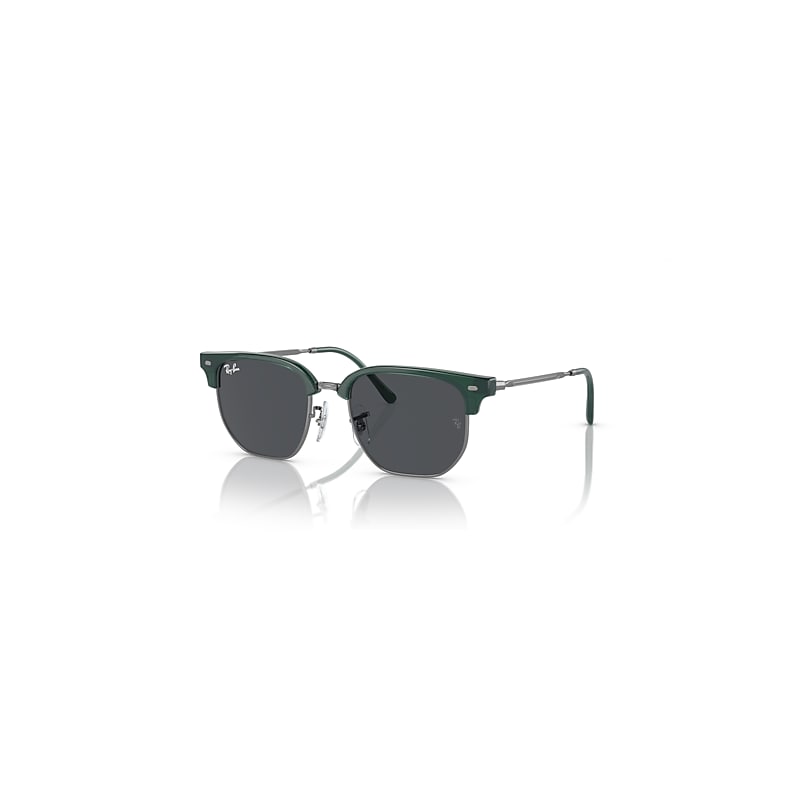 Ray-Ban New Clubmaster Kids Sonnenbrillen Gunmetal Fassung Grau Glas 47-17 von Ray-Ban