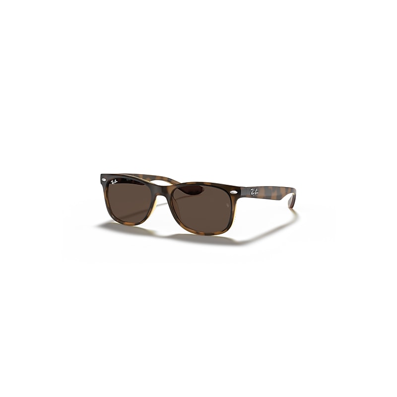 Ray-Ban New Wayfarer Kids Sonnenbrillen Havana Fassung Braun Glas 47-15 von Ray-Ban