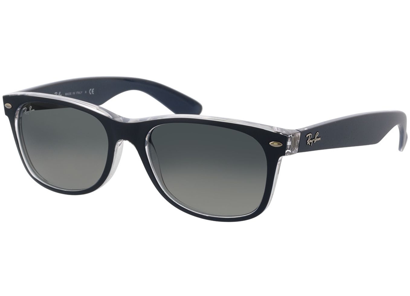 Ray-Ban New Wayfarer RB2132 605371 55-18 Sonnenbrille mit Sehstärke erhältlich, Herren, Vollrand, Eckig von Ray-Ban