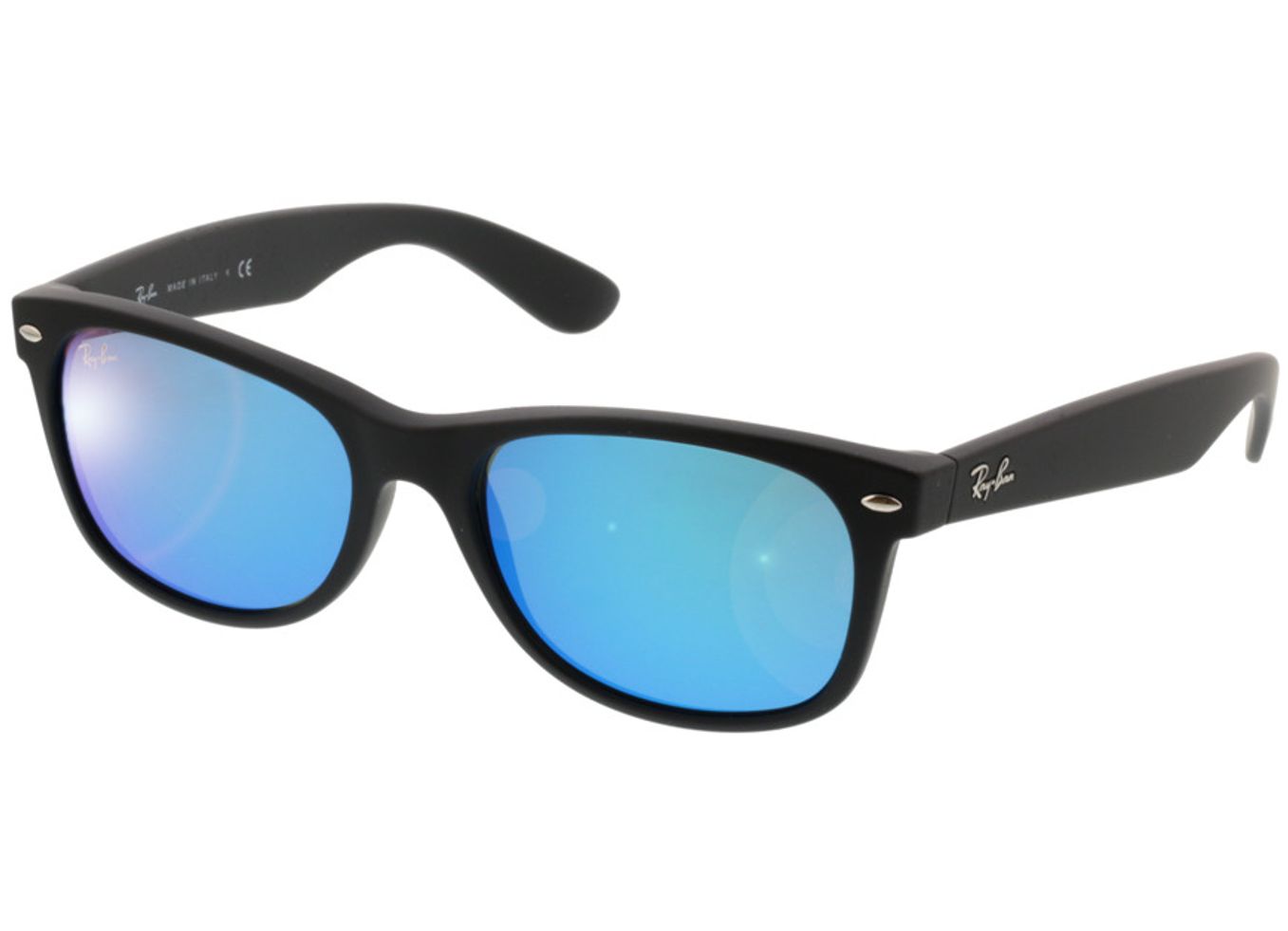 Ray-Ban New Wayfarer RB2132 622/17 55-18 Sonnenbrille mit Sehstärke erhältlich, Herren, Vollrand, Eckig von Ray-Ban