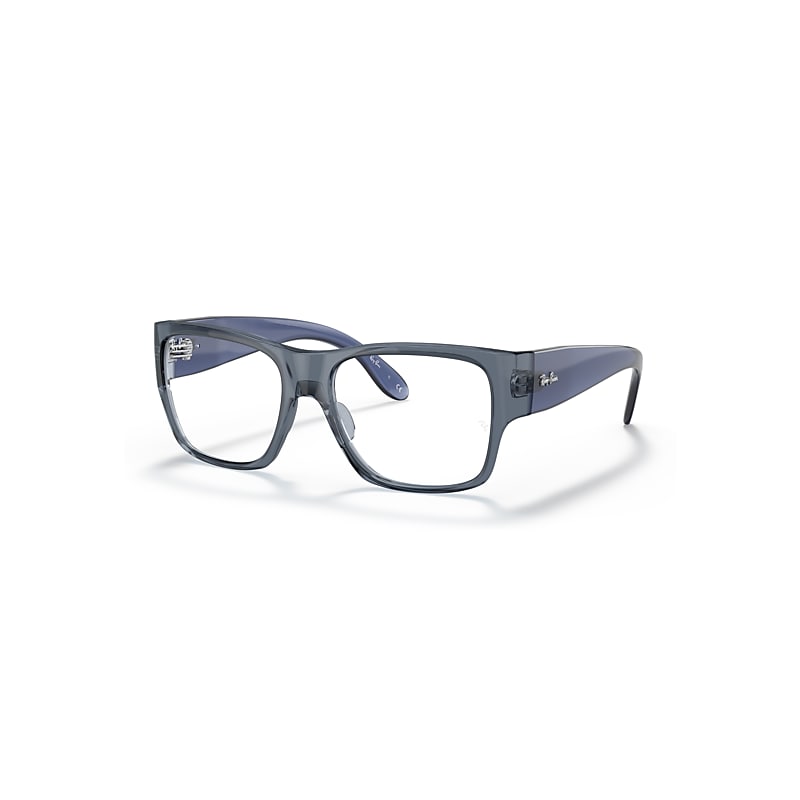 Ray-Ban Nomad Optics Kids  Blau Fassung Klar Glas Polarisiert 48-16 von Ray-Ban