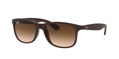 Ray-Ban Occhiali da Sole Uomo Rb4202 Andy 607313 Marrone Squadrati Lenti Sfumate duplicat von Ray-Ban