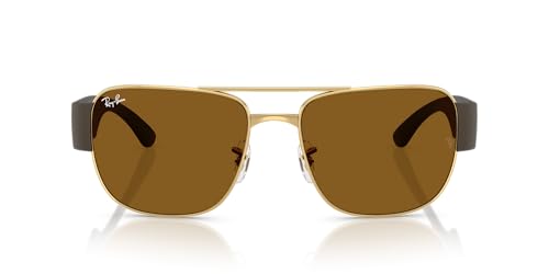 Ray-Ban Quadratische Sonnenbrille Rb3756, Gold/Braun, 59 mm Ray-Ban Quadratische Sonnenbrille Rb3756, Gold/Braun, 59 mm von Ray-Ban