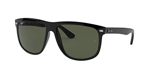 Ray-Ban - RB 4147, Oversize, Propionat, Herrenbrillen, BLACK/CRYSTAL GREY GREEN POLARIZED(601/58 E), 60/15/145 von Ray-Ban