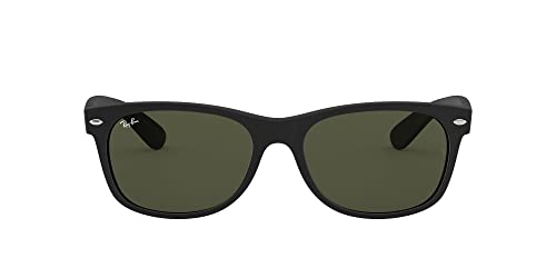 Ray-Ban Damen New Wayfarer Sonnenbrille, Black Rubber, 52 mm EU von Ray-Ban