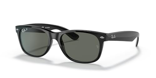 Ray Ban RB2132 Wayfarer Sonnenbrille Wayfarer Polarized,Schwarz (55 m),, Black Brown Color Mix, 55 mm von Ray-Ban