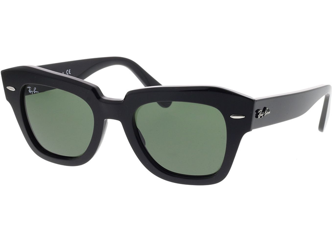 Ray-Ban RB2186 901/31 49-20 Sonnenbrille mit Sehstärke erhältlich, Damen/Herren, Vollrand, Eckig von Ray-Ban