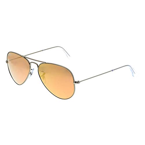 Ray-Ban RB3025 Aviator Sonnenbrille 55mm, Silber (019/Z2), 55 mm von Ray-Ban