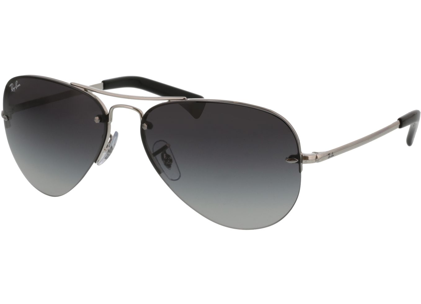 Ray-Ban RB3449 003/8G 59-14 Sonnenbrille ohne Sehstärke, Herren, Vollrand, Pilot von Ray-Ban