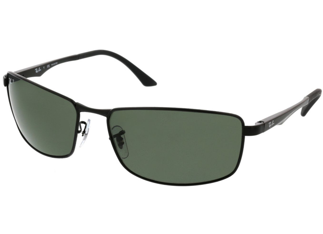 Ray-Ban RB3498 002/9A 64-17 Sonnenbrille ohne Sehstärke, Herren, Vollrand, Rechteckig von Ray-Ban