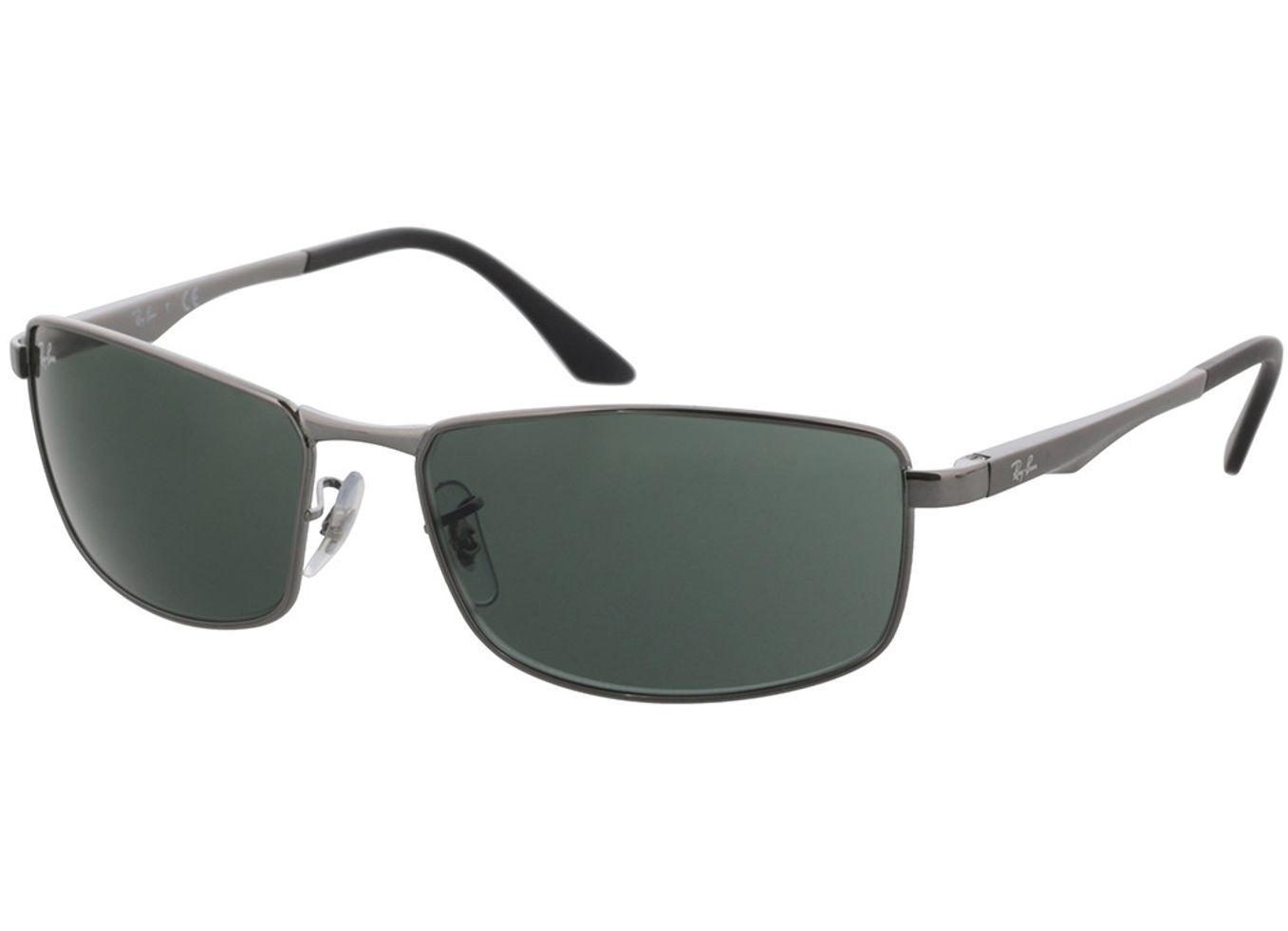 Ray-Ban RB3498 004/71 61-17 Sonnenbrille ohne Sehstärke, Herren, Vollrand, Rechteckig von Ray-Ban