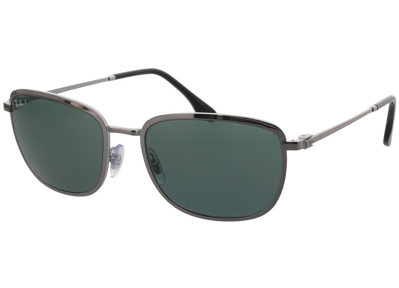 Ray-Ban RB3705 004/O9 57-19 Sonnenbrille mit Sehstärke erhältlich, Herren, Vollrand, Eckig von Ray-Ban