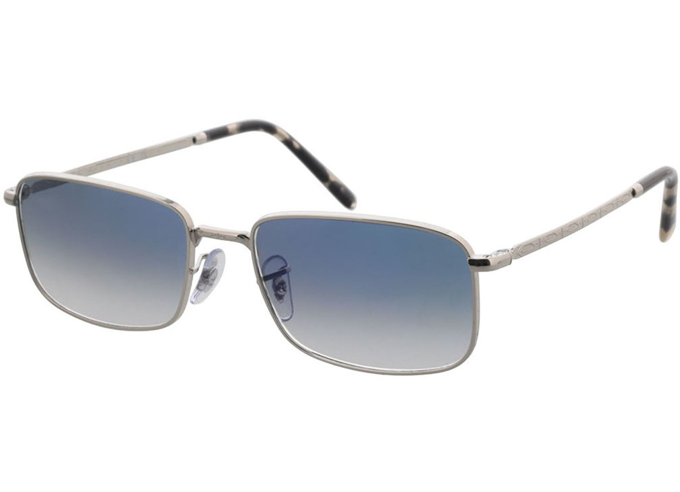 Ray-Ban RB3717 003/3F 57-18 Sonnenbrille mit Sehstärke erhältlich, Damen/Herren, Vollrand, Rechteckig von Ray-Ban