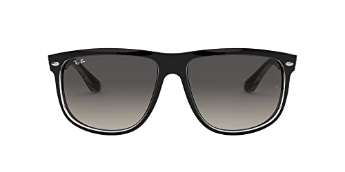 Ray-Ban RB4147 Sonnenbrille, Top black on trasparent/Grey gradient azure von Ray-Ban