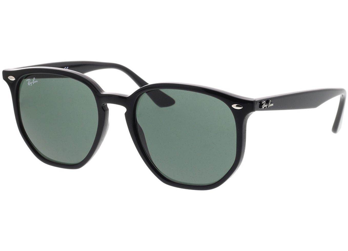 Ray-Ban RB4306 601/71 54-19 Sonnenbrille mit Sehstärke erhältlich, Damen/Herren, Vollrand, Rund von Ray-Ban